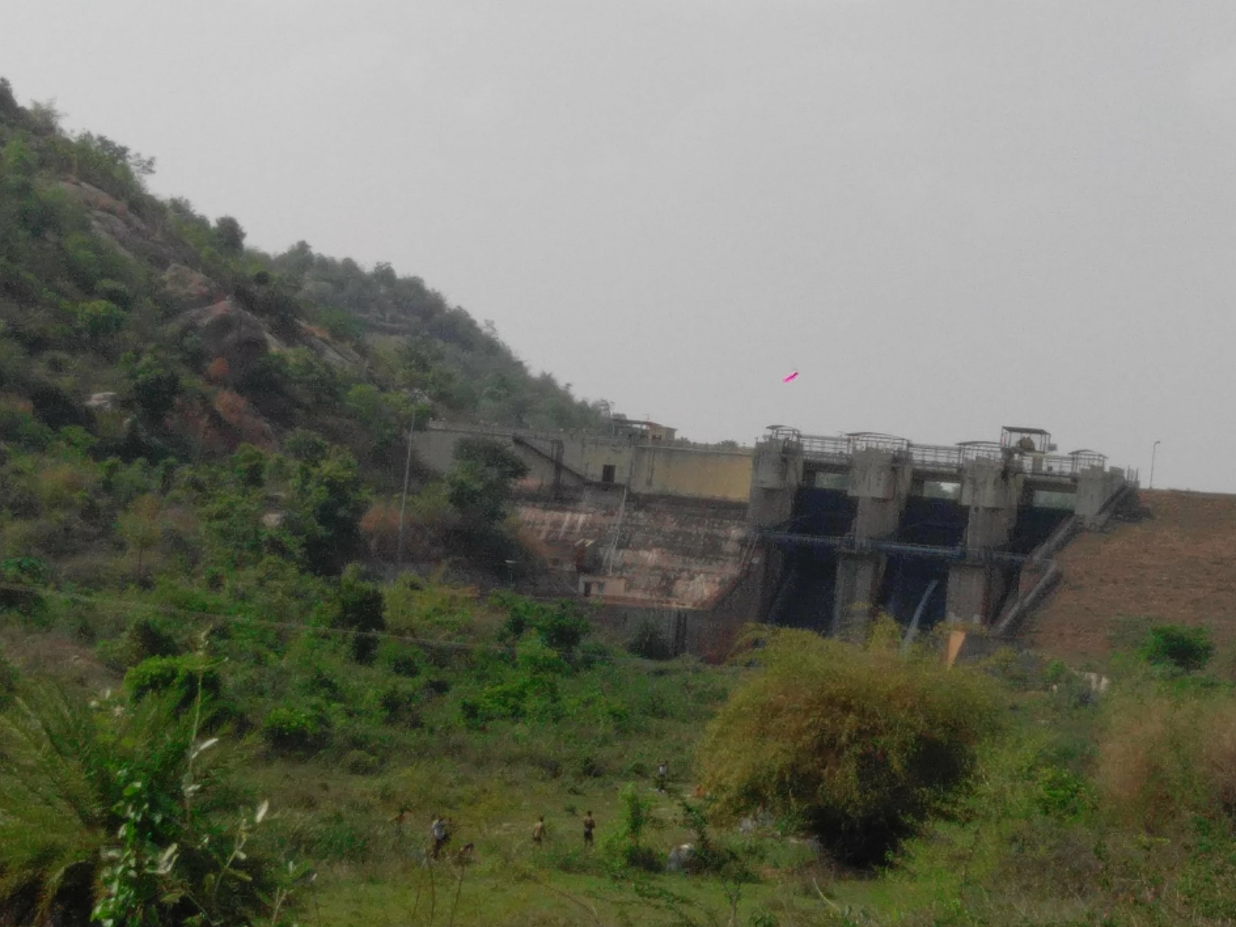 the dam itself